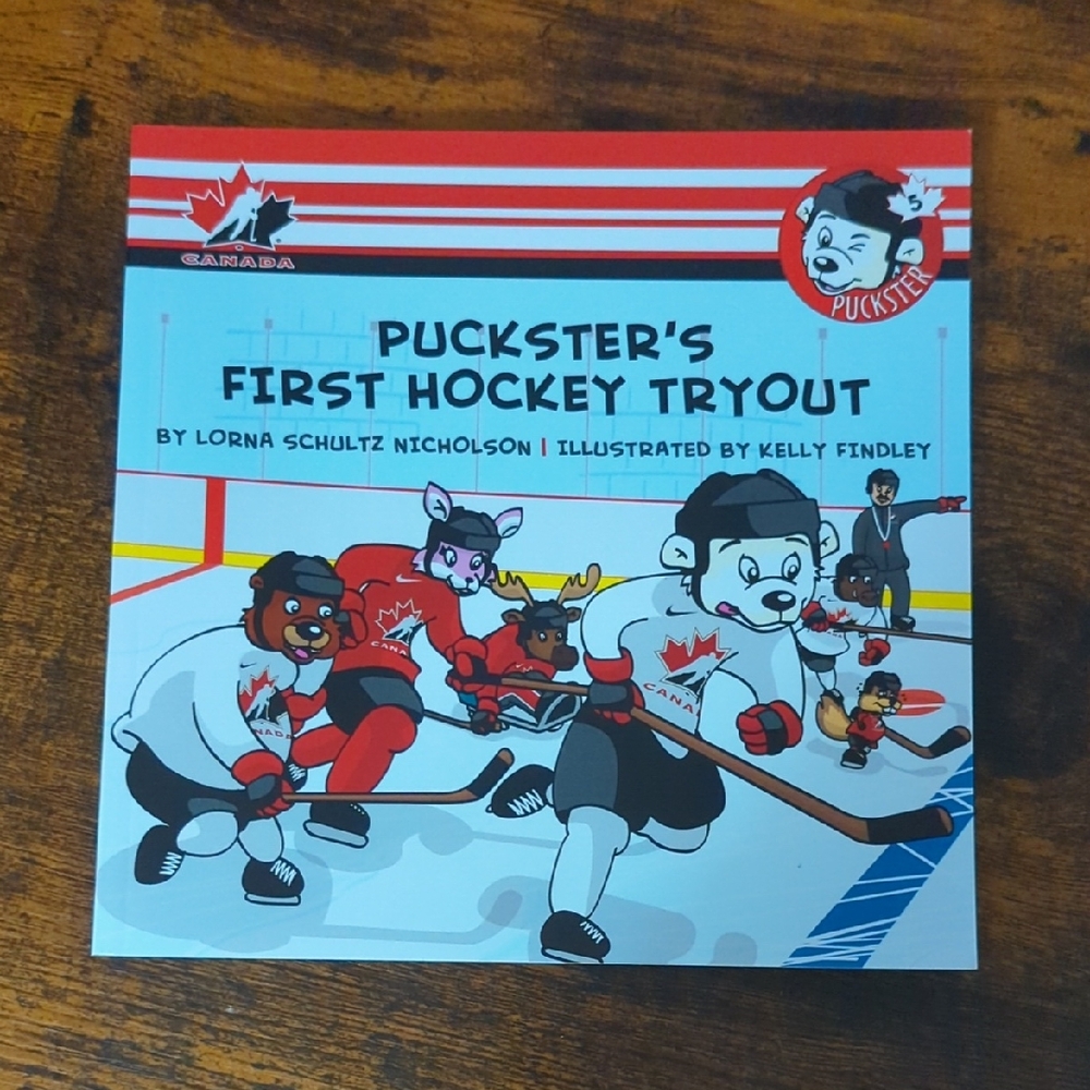3/$10 📚 Puckster's First Hockey Tryout Book